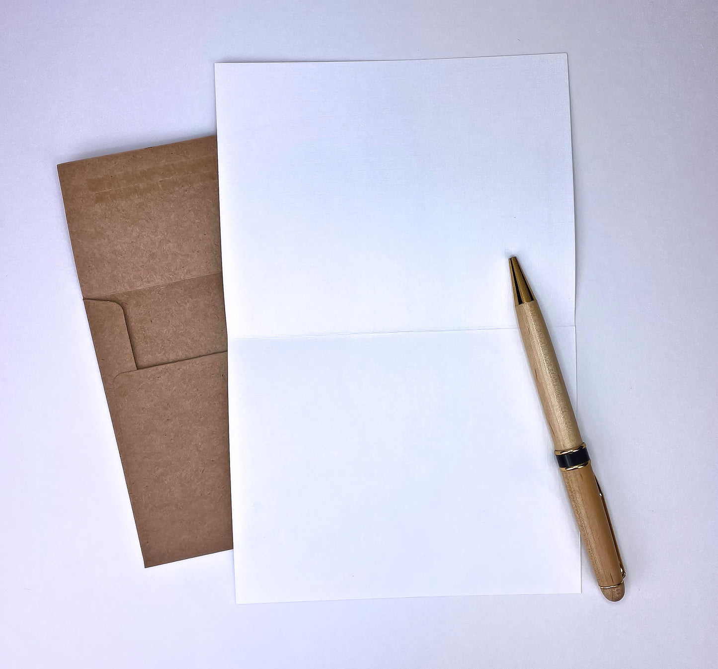 A2 floral greeting card
