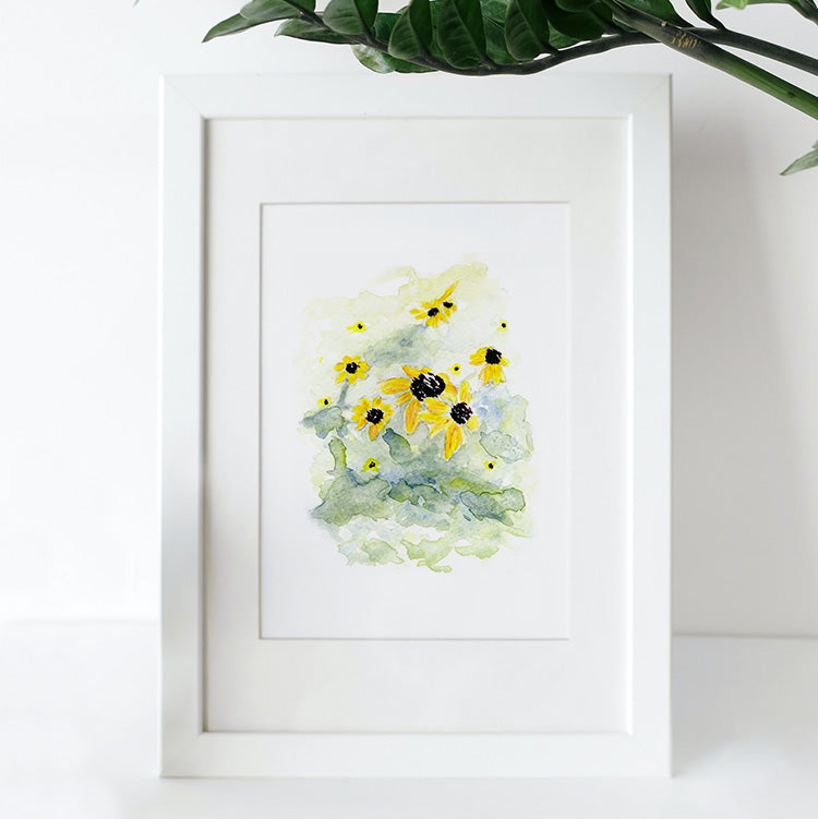 Black Eyed Susan Art Print [FINAL SALE]