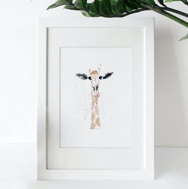 Giraffe Art Print [FINAL SALE]