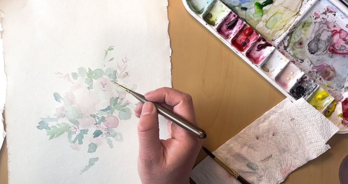 Artist signing art prints