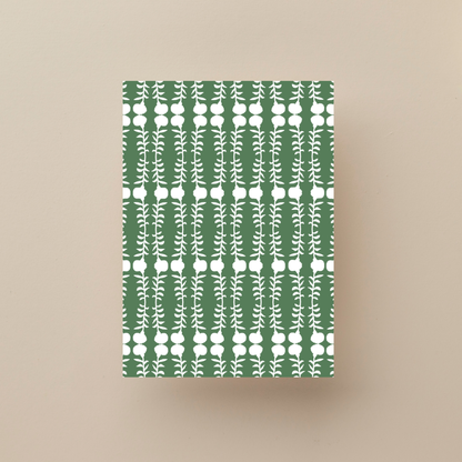 Marigold Print No 2 Greeting Card  – Handcrafted Floral Art Card – Perfect for Framing – A2 Stationery – Floral Collection