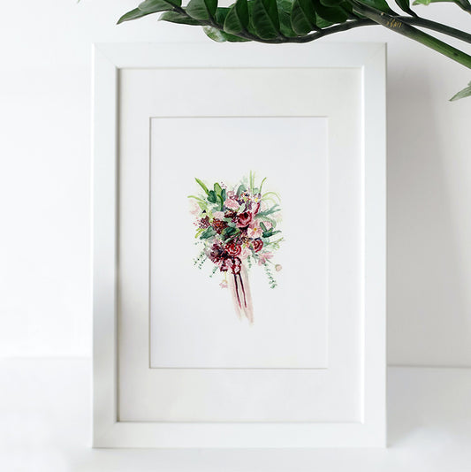 Plum Art Print