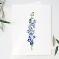 Simple Joy Greeting Card – Frameable Floral Art Print