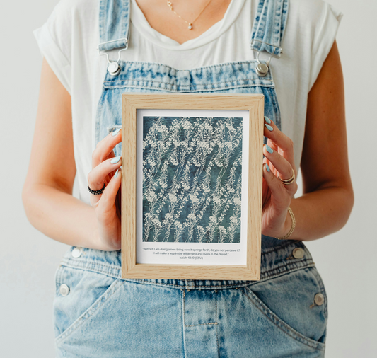 Behold, Isaiah 43:19 - Art Print