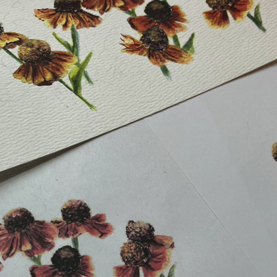 Handcrafted Floral Card