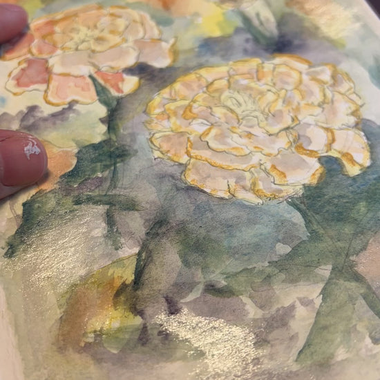 Video of the in progress painting