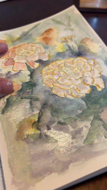 Video of the in progress painting