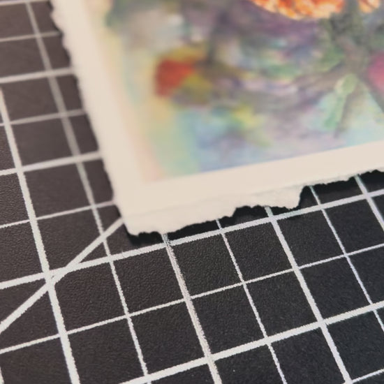 Video of the deckled edges