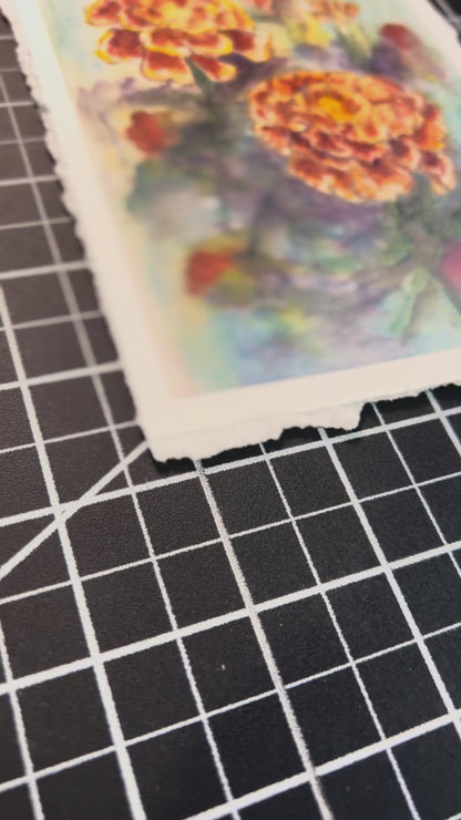 Video of the deckled edges