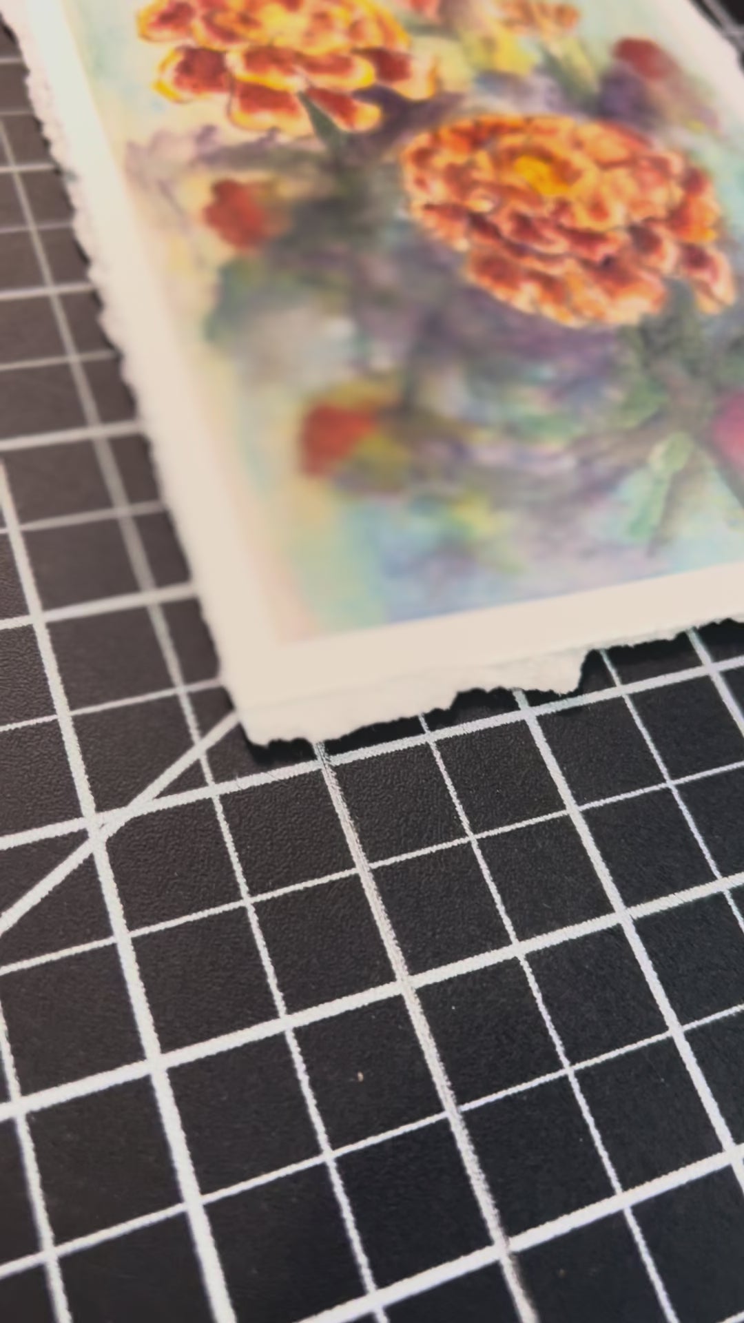 Video of the deckled edges