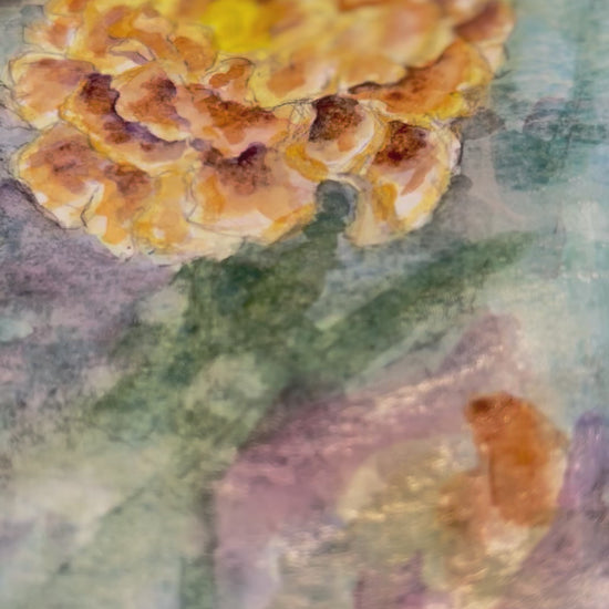 Video of Original Marigold Painting